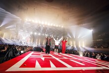 「SHISHAMO NO BUDOKAN!!! ～10YEARS THANK YOU～」の様子。（写真提供：GOOD CREATORS RECORDS / UNIVERSAL SIGMA）