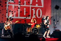 「SHISHAMO NO BUDOKAN!!! ～10YEARS THANK YOU～」の様子。（写真提供：GOOD CREATORS RECORDS / UNIVERSAL SIGMA）