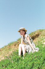 熊澤風花（Task have Fun）の1st写真集「またあした。 」より。