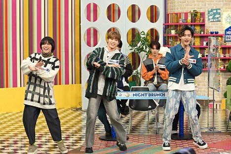 左から山下幸輝、木村柾哉、NOA。