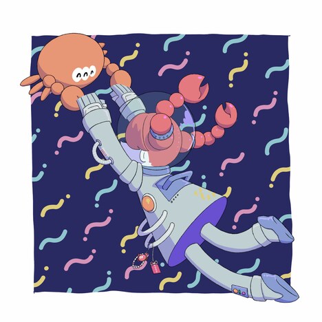 カニ研究会「地球外生命体」ジャケット