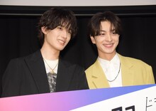 左から山中柔太朗（M!LK）、木村慧人（FANTASTICS from EXILE TRIBE）。