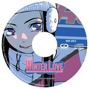 Nostalgic New Town「真冬のWinterLove」CDの盤面デザイン。