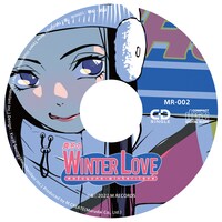 Nostalgic New Town「真冬のWinterLove」CDの盤面デザイン。