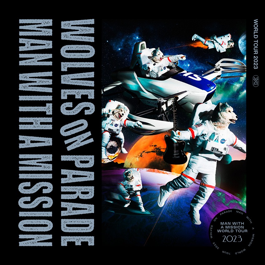 「MAN WITH A MISSION World Tour 2023 ～WOLVES ON PARADE～」告知画像