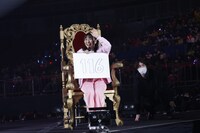 「大声チャレンジ」でトップスコアを叩き出した播磨かな。（写真提供：ニッポン放送）