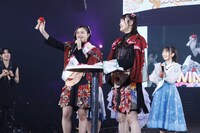 けん玉のうまさを見せつけた安杜羽加（いぎなり東北産）。（写真提供：ニッポン放送）