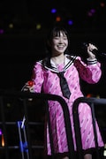 「けん玉チャレンジ」で結果を残した桜井えま(私立恵比寿中学)。(写真提供:ニッポン放送)