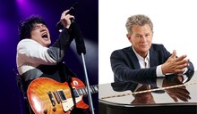 左からASKA、デイヴィッド・フォスター。