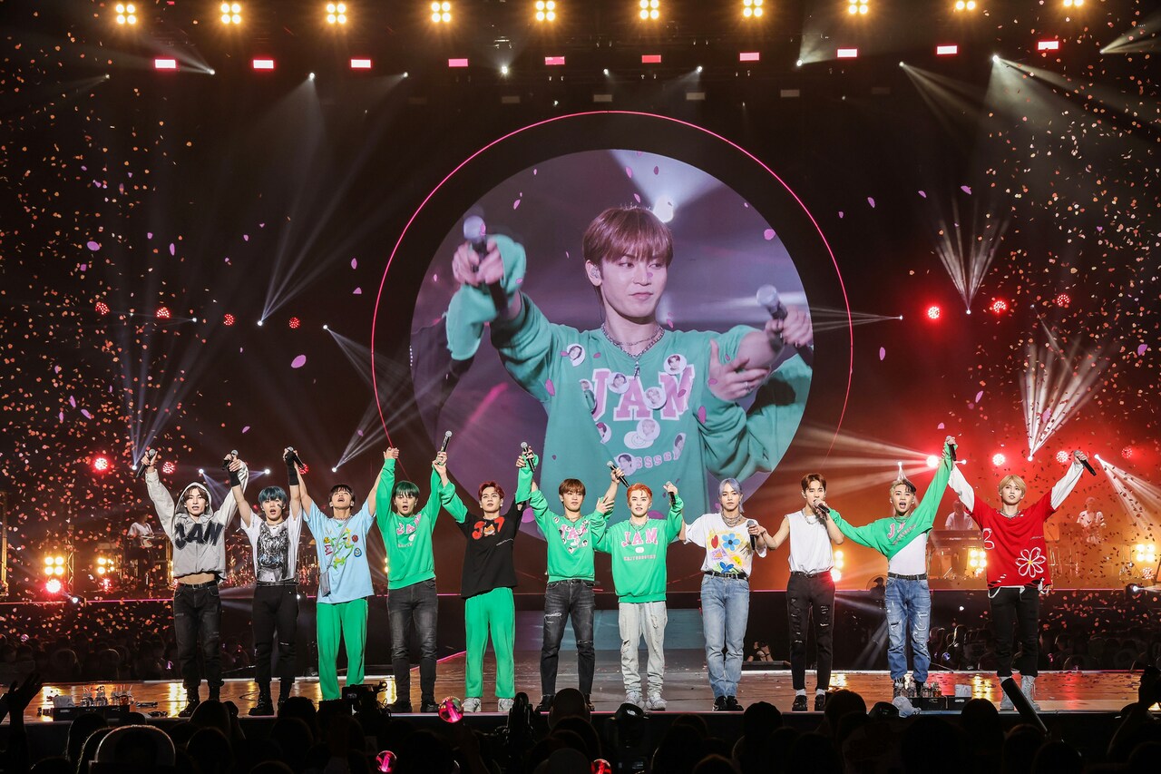 JO1「2022 JO1 1ST ARENA LIVE TOUR ‘KIZUNA’」より。
