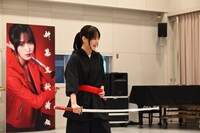 「つかこうへい復活祭2023『新・幕末純情伝』」公開稽古の様子。