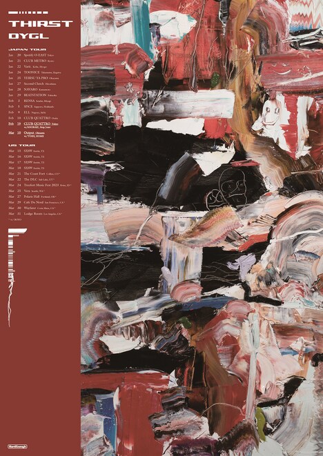 「DYGL JAPAN TOUR 2023」フライヤー