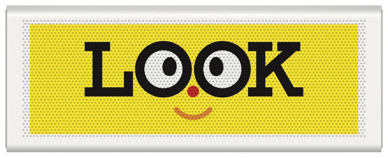 「ハートを込めて、LOOKキャンペーン」賞品のオリジナルBluetoothスピーカー。