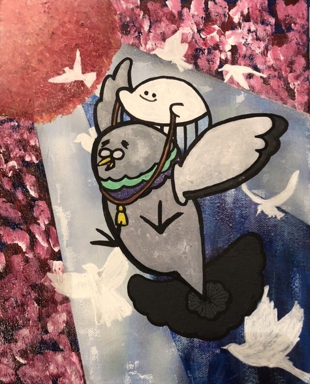 木田健太郎（G）が書き下ろした展示会用のイラスト。