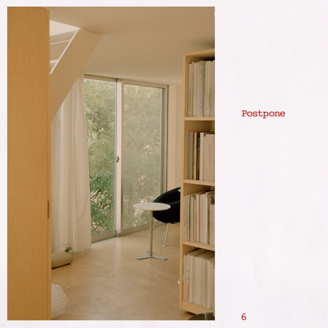 蓮沼執太「Postpone」配信ジャケット