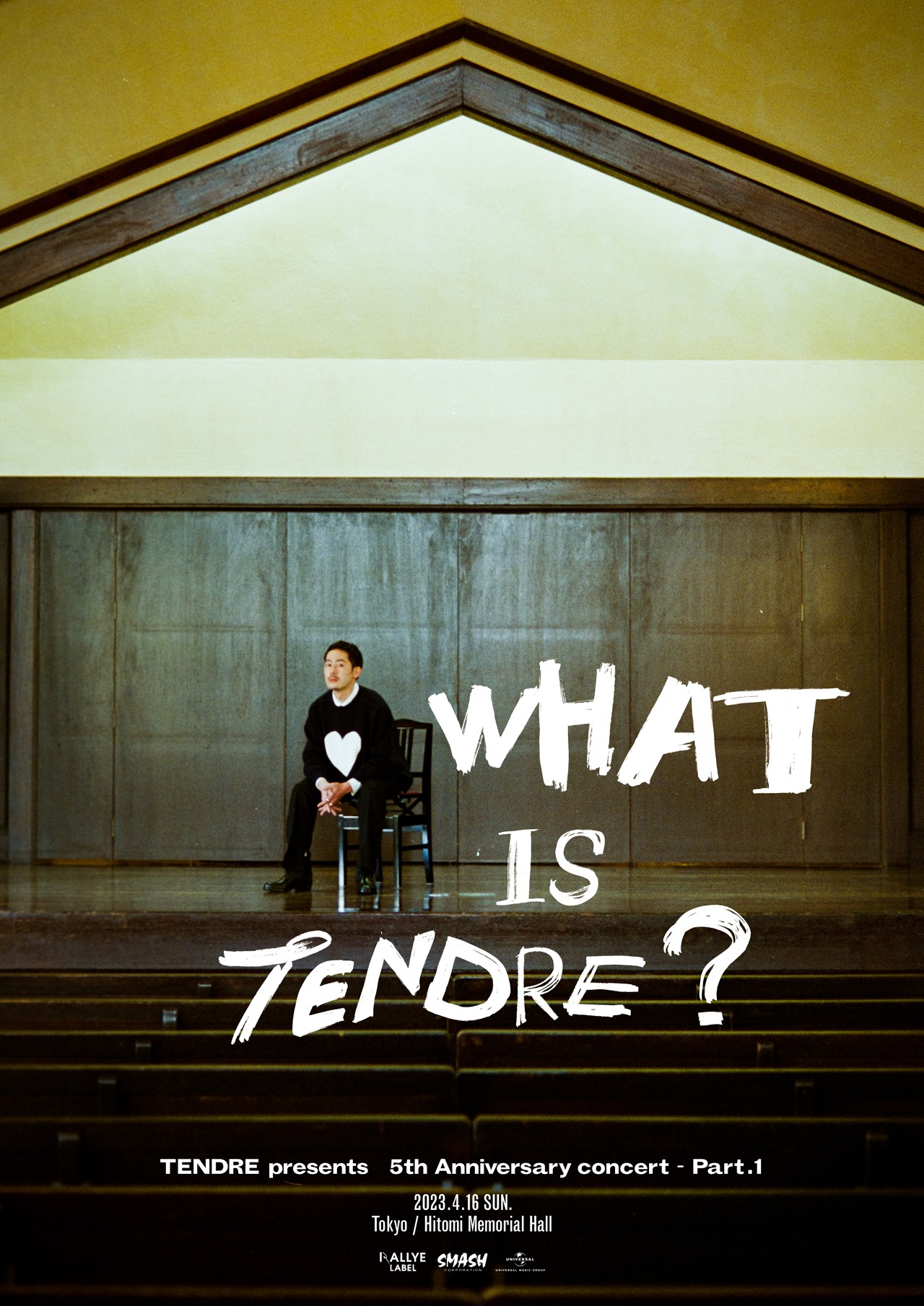 TENDRE「WHAT IS TENDRE？ - 5th Anniversary concert Part.1 -」告知ビジュアル