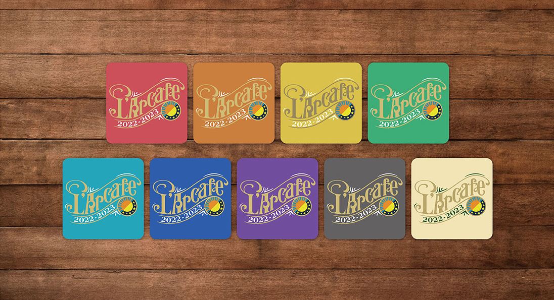 「L'Arcafe 2022-2023」オリジナルコースター後期9種