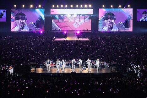 「ENHYPEN WORLD TOUR 'MANIFESTO' in JAPAN」 京セラドーム公演の様子。 (P)&(C) BELIFT LAB Inc.