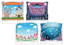 HoneyWorks「ねぇ、好きって痛いよ。～告白実行委員会キャラクターソング集～」初回限定盤に付属するアクリル背景ジオラマ。