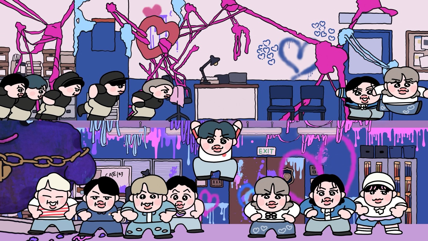 Stray Kids「CASE 143 -Japanese ver.-」ミュージックビデオより。