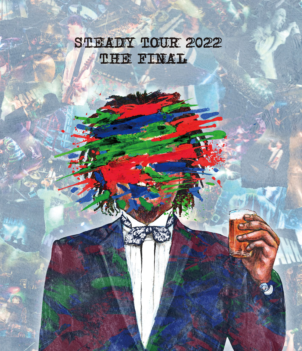 SHANK「STEADY TOUR 2022 THE FINAL」Blu-rayジャケット