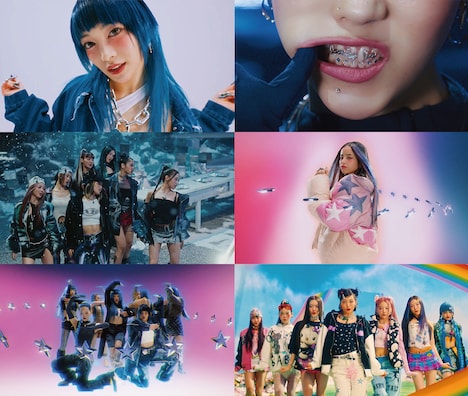 XG「SHOOTING STAR」ミュージックビデオより。