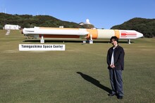 種子島宇宙センターを訪問した三浦大知。