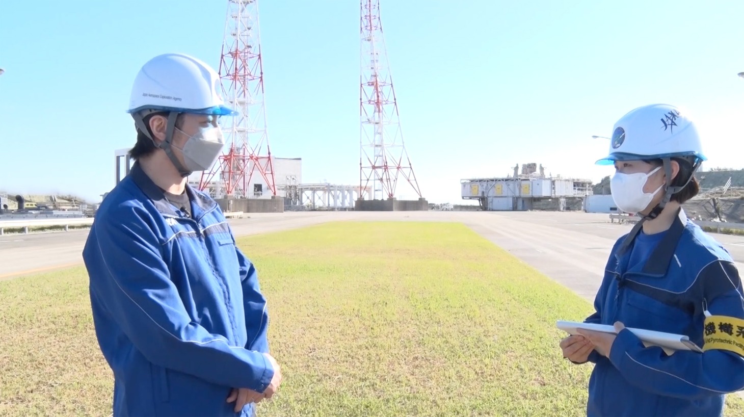 三浦が種子島宇宙センターを訪問したときの様子。