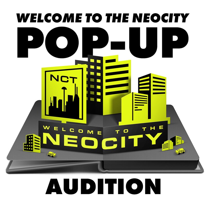 「WELCOME TO THE NEOCITY POP-UP AUDITION」ビジュアル