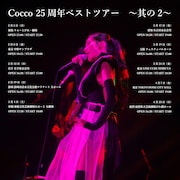 「Cocco 25周年ベストツアー ~其の2~」告知ビジュアル
