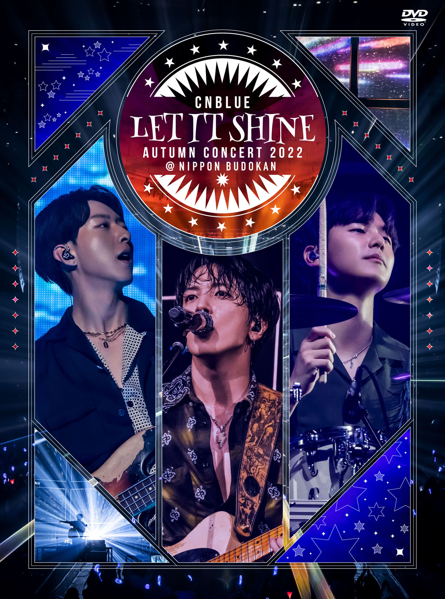 CNBLUE「CNBLUE AUTUMN CONCERT 2022 ～LET IT SHINE～ @NIPPON BUDOKAN」BOICE盤DVDジャケット