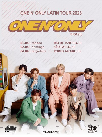 「ONE N' ONLY LATIN TOUR 2023」フライヤー