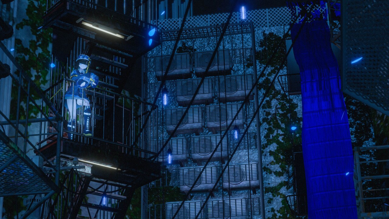 「The Blue Alley」内のyosumi。