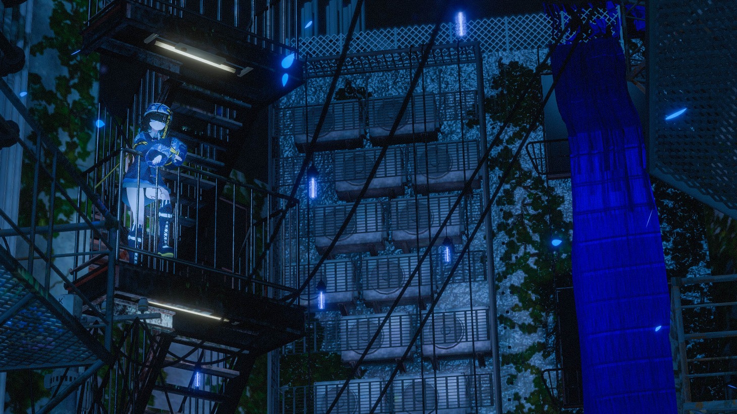 「The Blue Alley」内のyosumi。