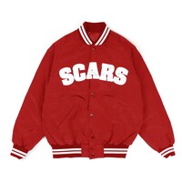 SCARSのオリジナルナイロンスタジアムジャケット。