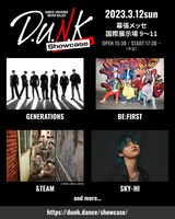 「D.U.N.K. Showcase」3日目の出演アーティスト。