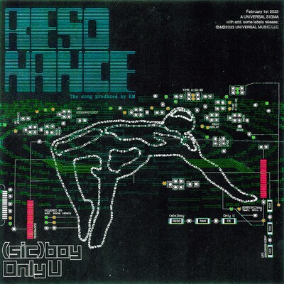 (sic)boy「Resonance feat. Only U（Prod. KM）」配信ジャケット