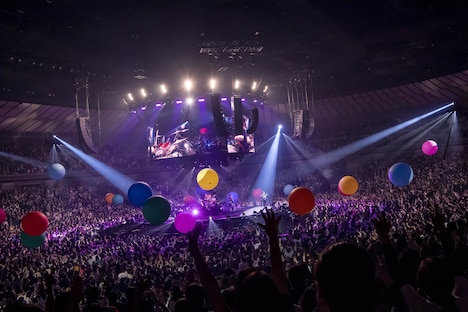 「ハズムセカイ」にてフロアを彩ったバルーン。（写真提供：VERMILLION RECORDS）