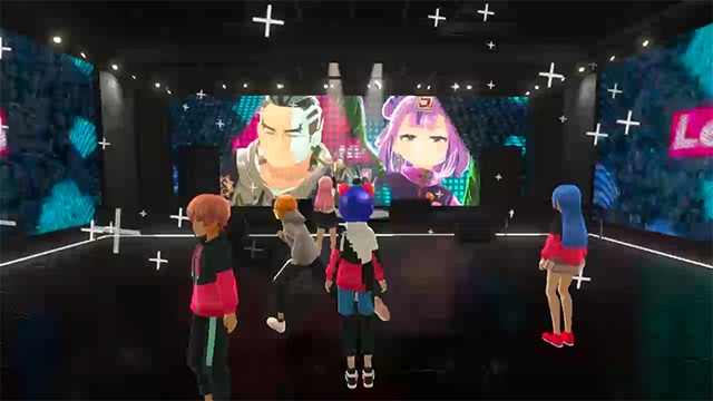 「virtual reality mini live 01 BOOGEY VOXX」の様子。