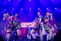 虹コン予科生の原田珠々華、的場華鈴、石浜芽衣、尾林結花（左から）。