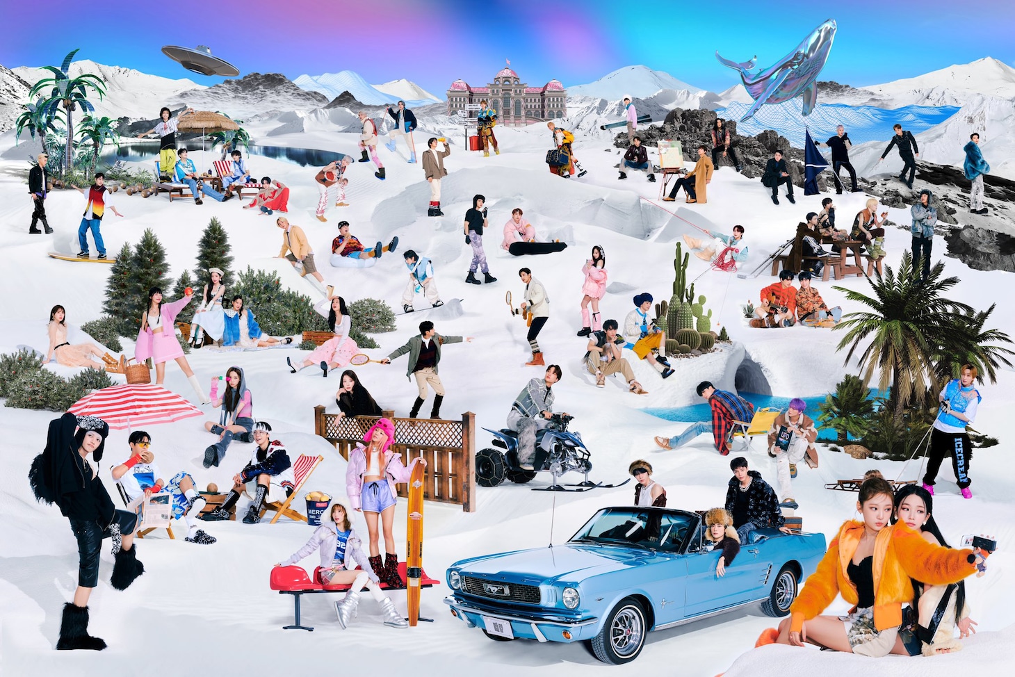 「2022 Winter SMTOWN : SMCU PALACE」ビジュアル（SMTOWN Twitter @SMTOWNGLOBALより）