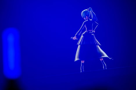 星街すいせい「Shout in Crisis」の様子。