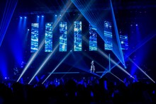 星街すいせい「Shout in Crisis」の様子。