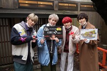 アロハチームの4人。左からアロハ、シューヤ、ユーキ、タクヤ。