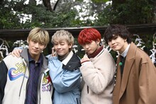 アロハチームの4人。左からアロハ、シューヤ、ユーキ、タクヤ。