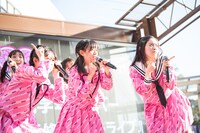 私立恵比寿中学「武者修行フリーライブ」の様子。