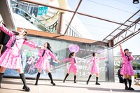 私立恵比寿中学「武者修行フリーライブ」の様子。