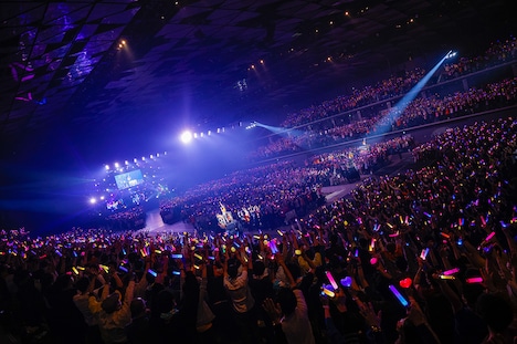 「LAWSON presents TrySail Arena Live 2023 ～会いに行くyacht！ みんなであそboat！～」の様子。