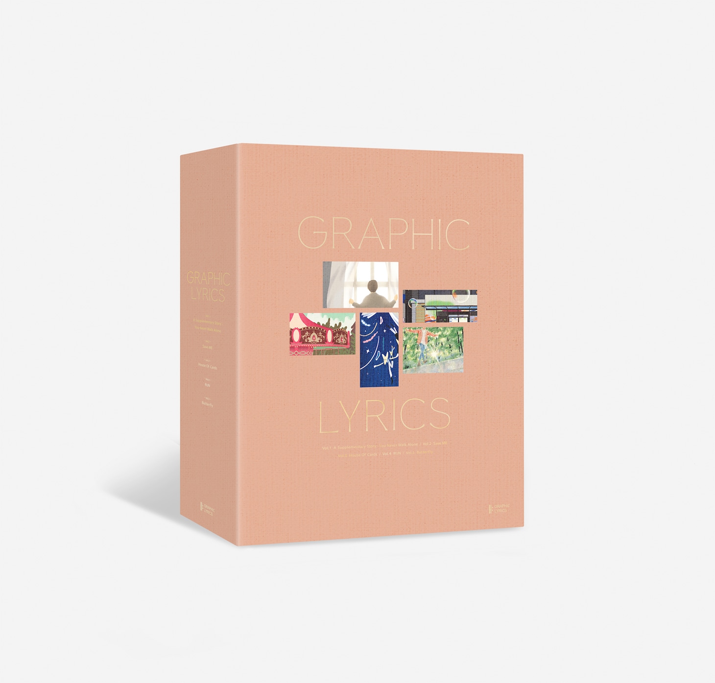 「GRAPHIC LYRICS with BTS Special Package」オリジナルボックス