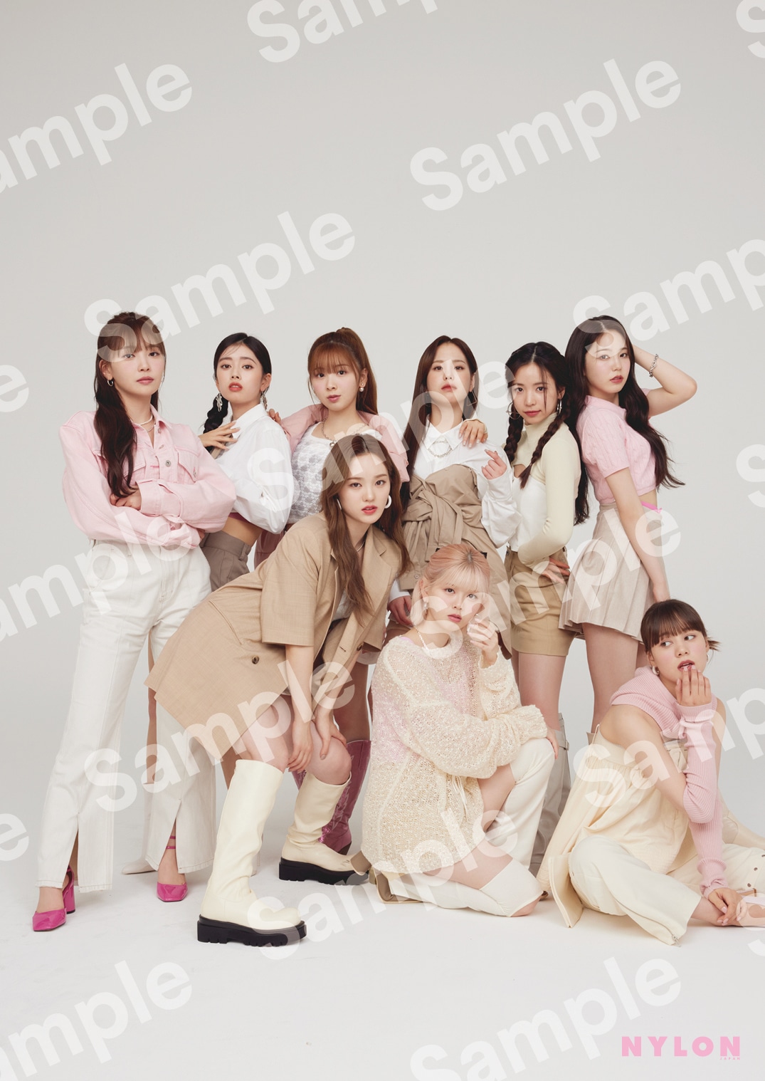 「NYLON JAPAN」4月号特別版のAmazon購入特典の大判フォトカード絵柄。(c)NYLON JAPAN